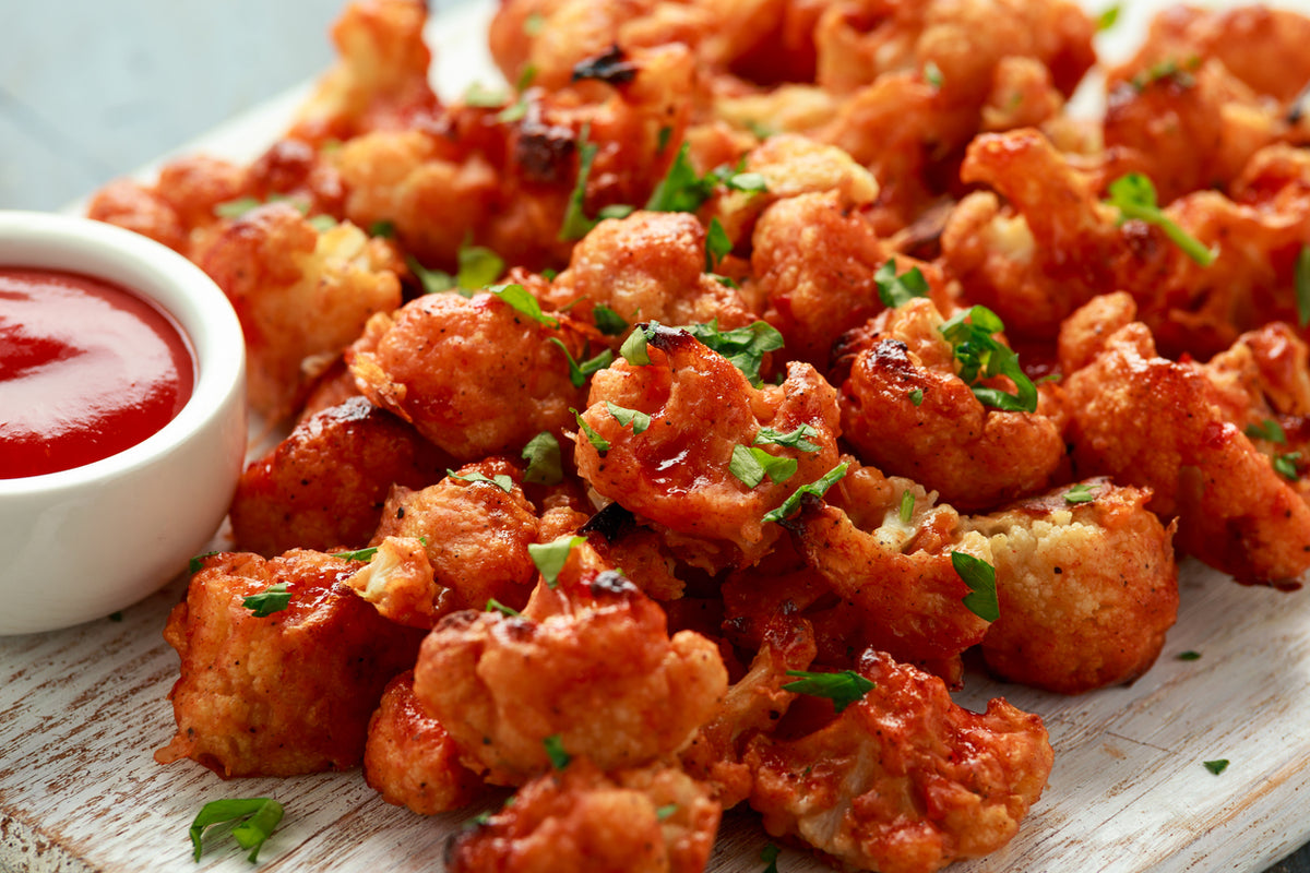 GlutenFree Baked Buffalo Cauliflower Bites Mom's Place Gluten Free