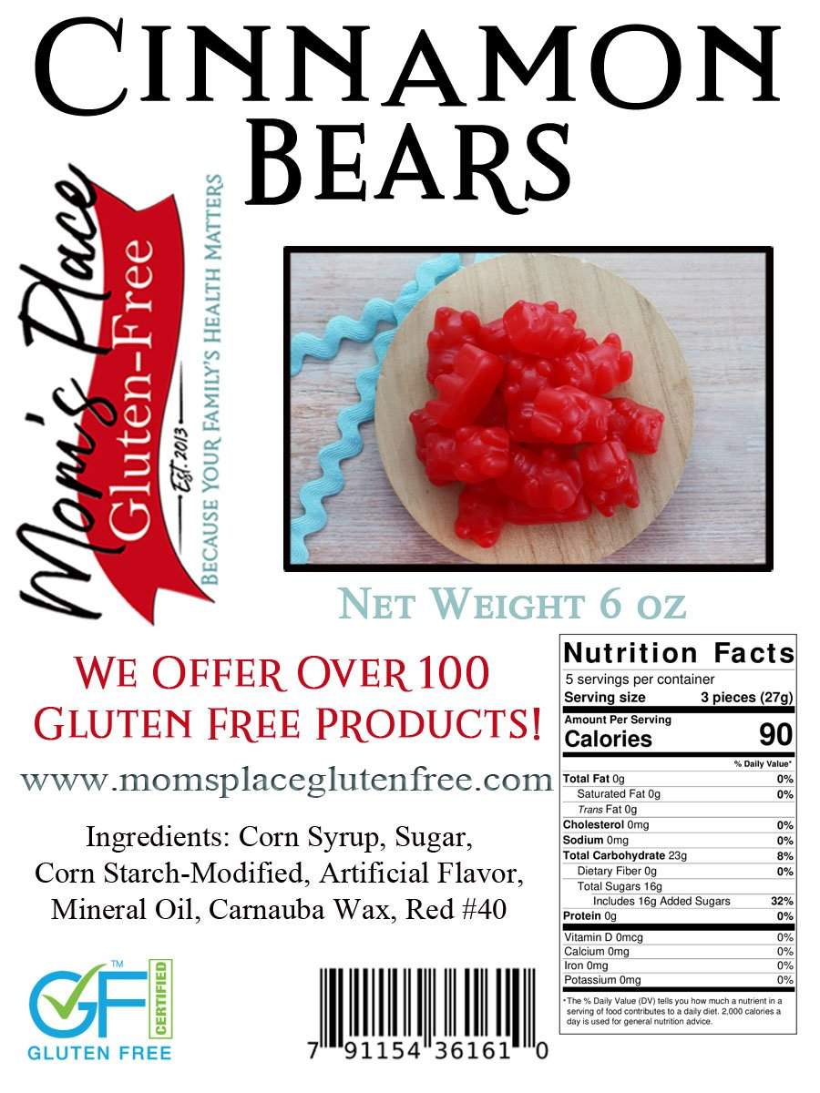 Brach' Cinnamon Gummy Bears  Cheap sweets, Nutrition, Ingredients