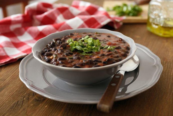 Gluten-Free Black Beans and Pork Crockpot Soup