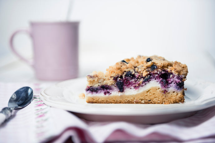Gluten-Free Blueberry Cheesecake Crumble Cake