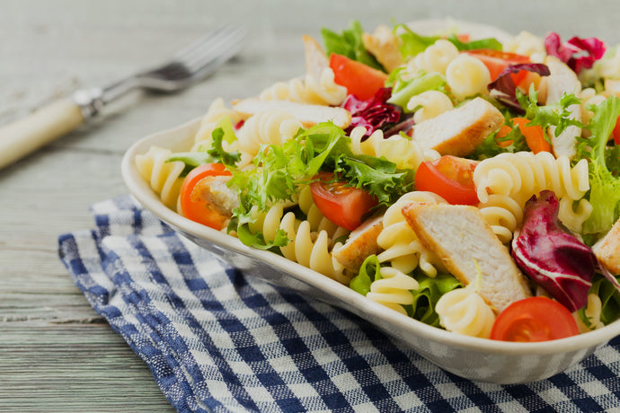 Rainbow Antipasto Gluten-Free Pasta Salad