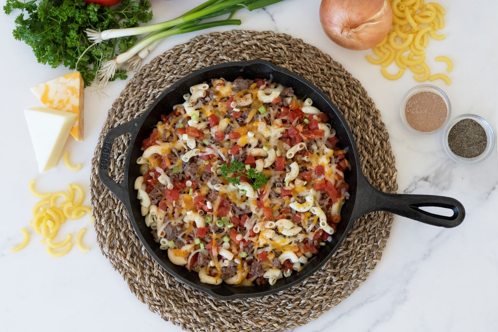 Gluten-Free Chili Macaroni Skillet Meal