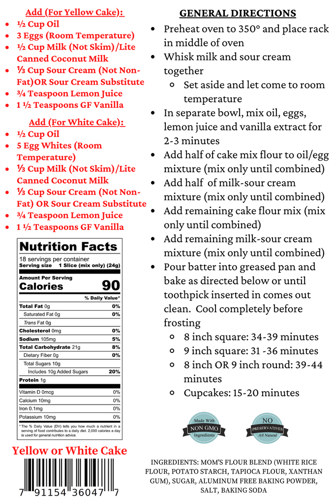 Chocolate Cake Mix | Kinnikinnick Foods