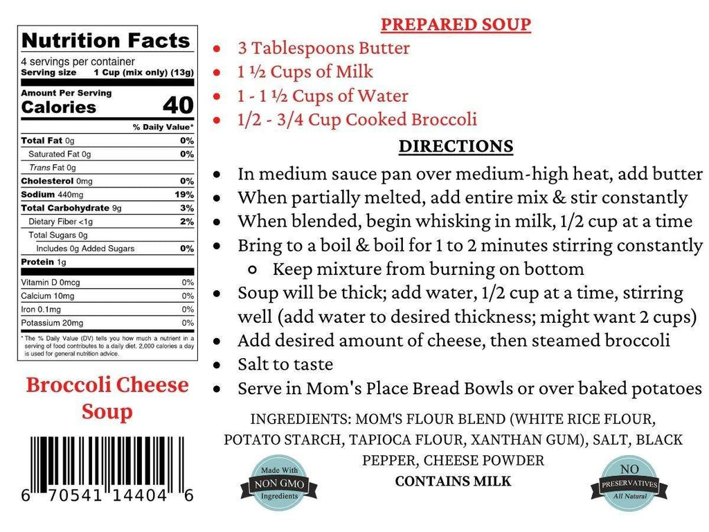  Mom's Place Gluten Free & Dairy Free Onion Soup Mix